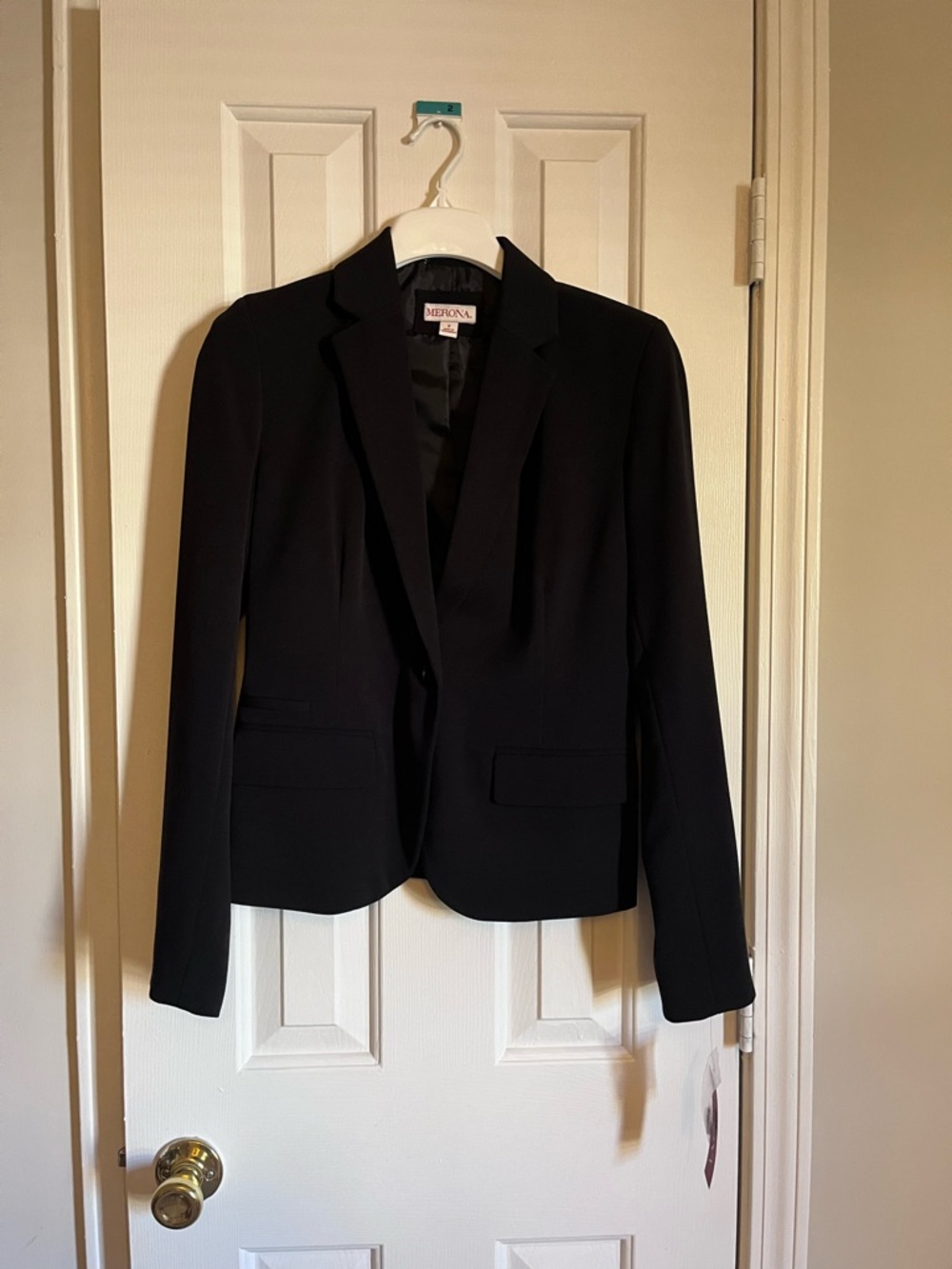 NWT Merona Black Women’s Blazer Size 2
